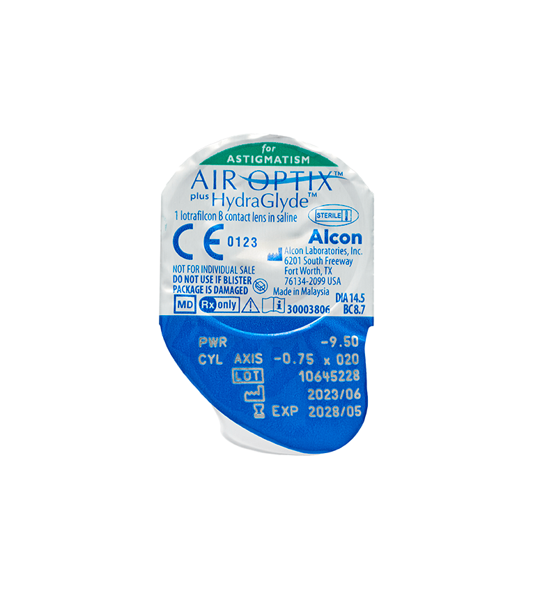Air Optix Plus HydraGlyde for Astigmatism (6 lenti)