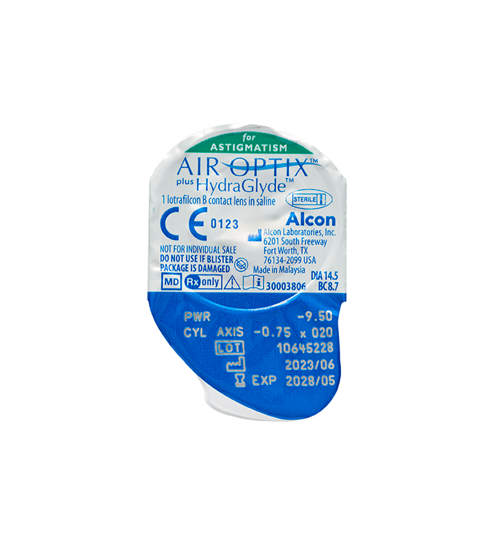 Air Optix Plus HydraGlyde for Astigmatism (6 lenti)