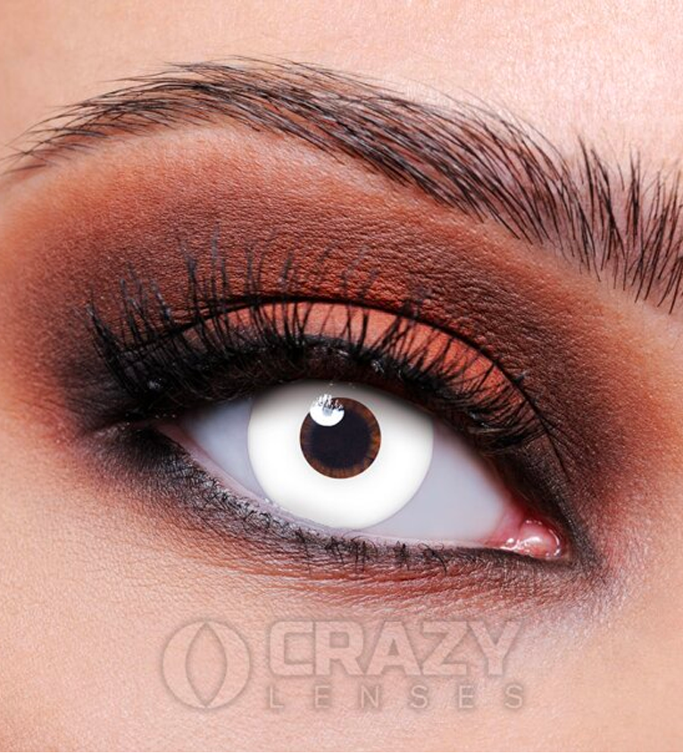Crazy Lenses Halloween - Zombie Bianche (2 lenti NEUTRE)