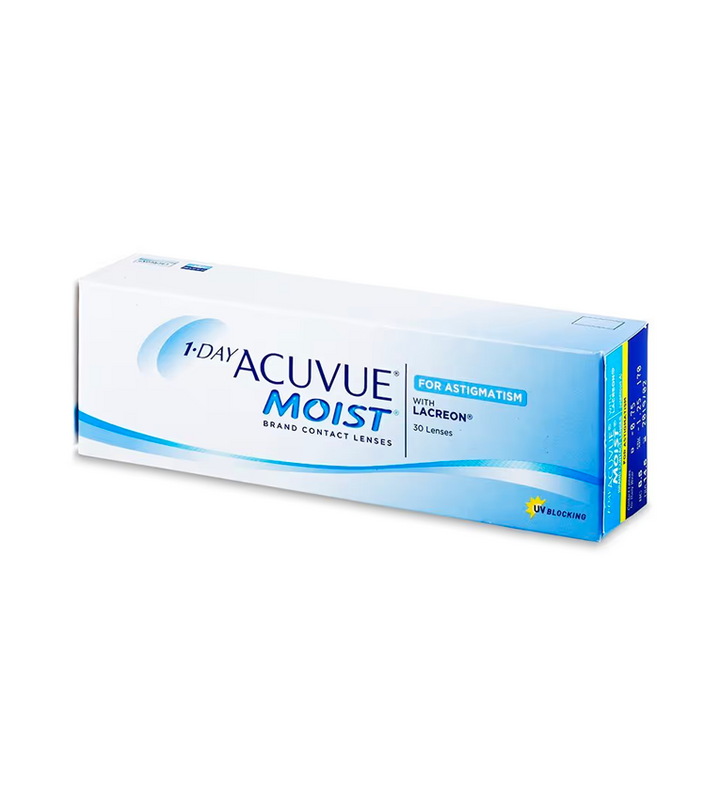 1-DAY ACUVUE® MOIST for astigmatism (30 lenses)