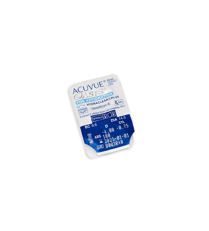 Acuvue Oasys for astigmatism (6 lenses)