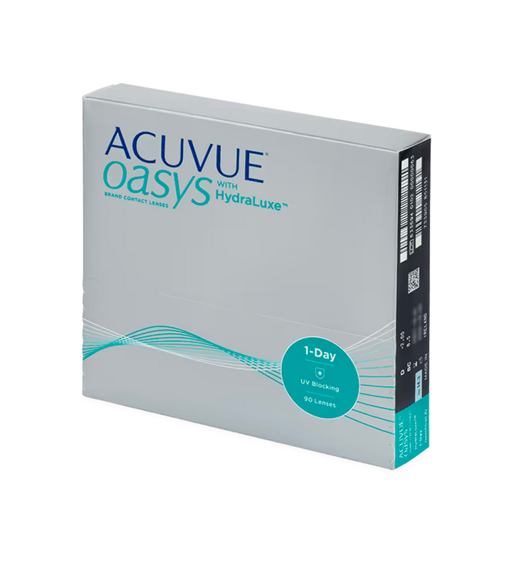 Acuvue Oasys 1-Day with Hydraluxe (90 lenses)