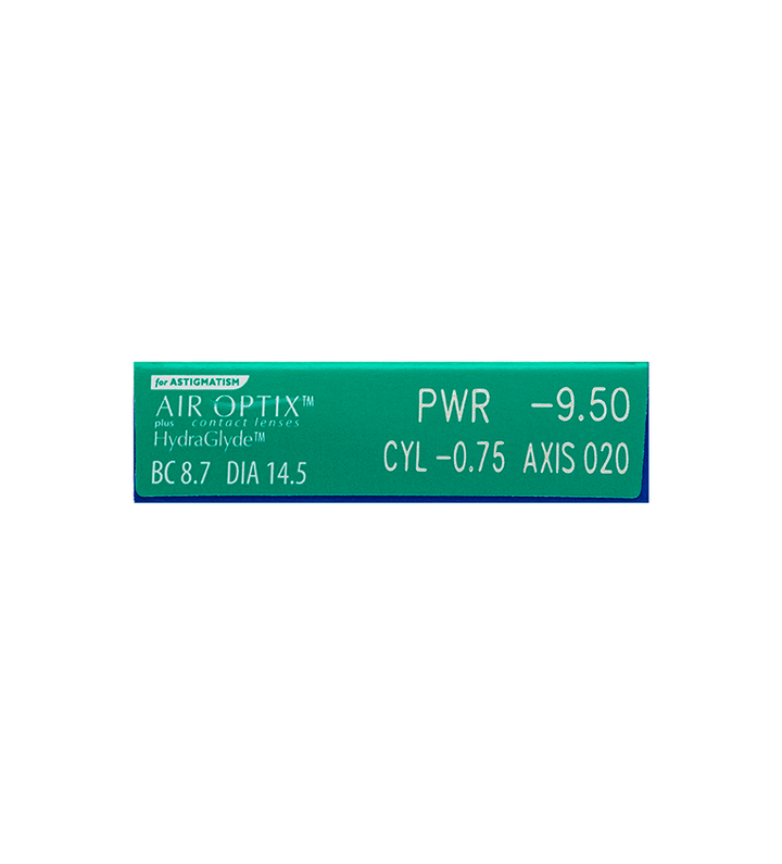 Air Optix Plus HydraGlyde for Astigmatism (6 lenti)