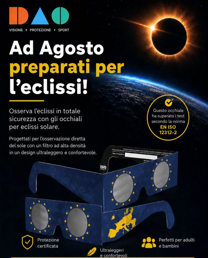OCCHIALI PER ECLISSI SOLARE