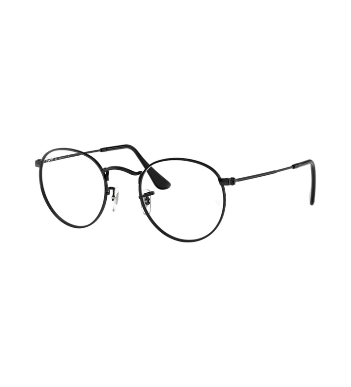 Ray-Ban Round Metal Optics - Rx3447 occhiali da vista nero - vista 3/4