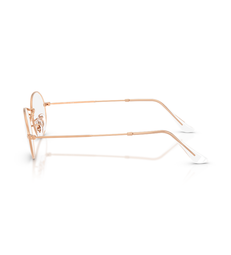 Ray-Ban Oval Optics - Rx3547 occhiali da vista oro rosa - vista laterale