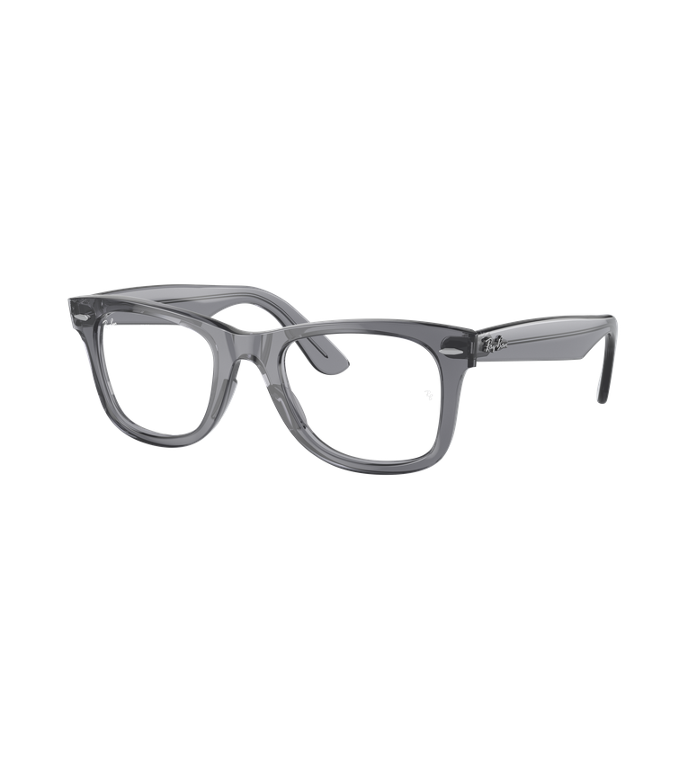 Ray-Ban Wayfarer Ease Optics - Rb4340 occhiali da vista grigio trasparente - vista 3/4