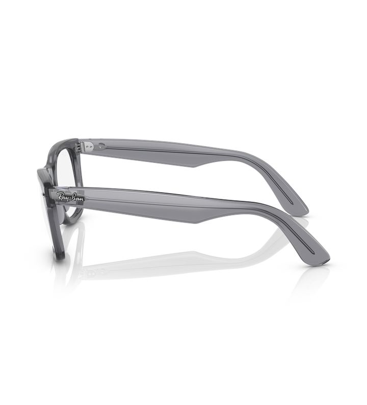 Ray-Ban Wayfarer Ease Optics - Rb4340 occhiali da vista grigio trasparente - vista laterale