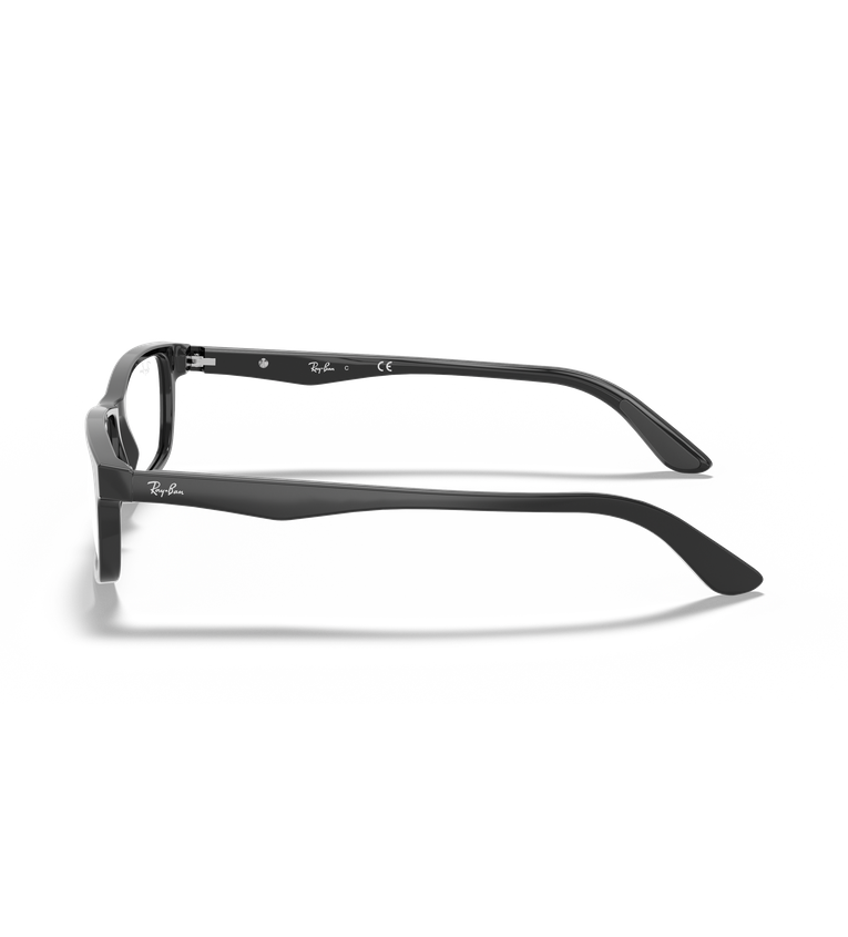 Ray-Ban RX5277 occhiali da vista nero lucido - vista laterale
