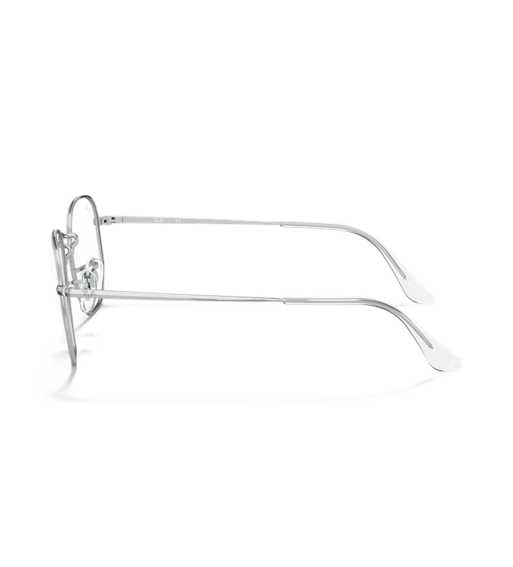 Ray-Ban Hexagonal Optics - Rx6448 occhiali da vista argento lucido - vista laterale