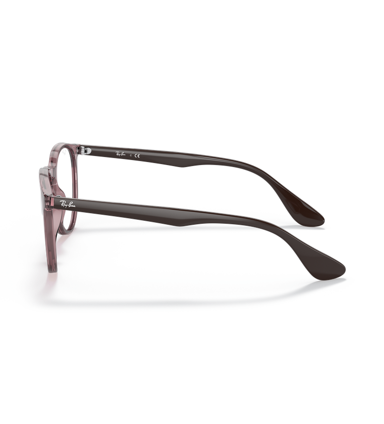 Ray-Ban Erika Optics - Rx7046 occhiali da vista rosa trasparente - vista laterale