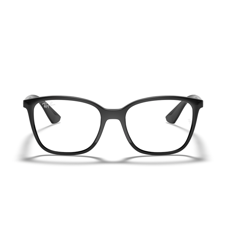 Ray-Ban Rx7066 Optics occhiali da vista nero lucido - vista frontale