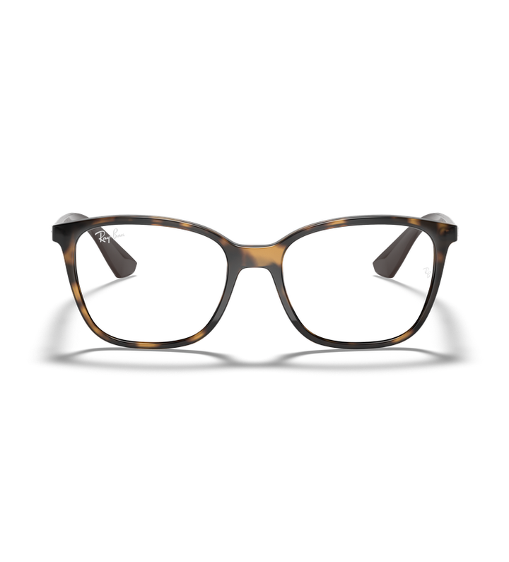 Ray-Ban Rx7066 Optics occhiali da vista havana scuro lucido - vista frontale