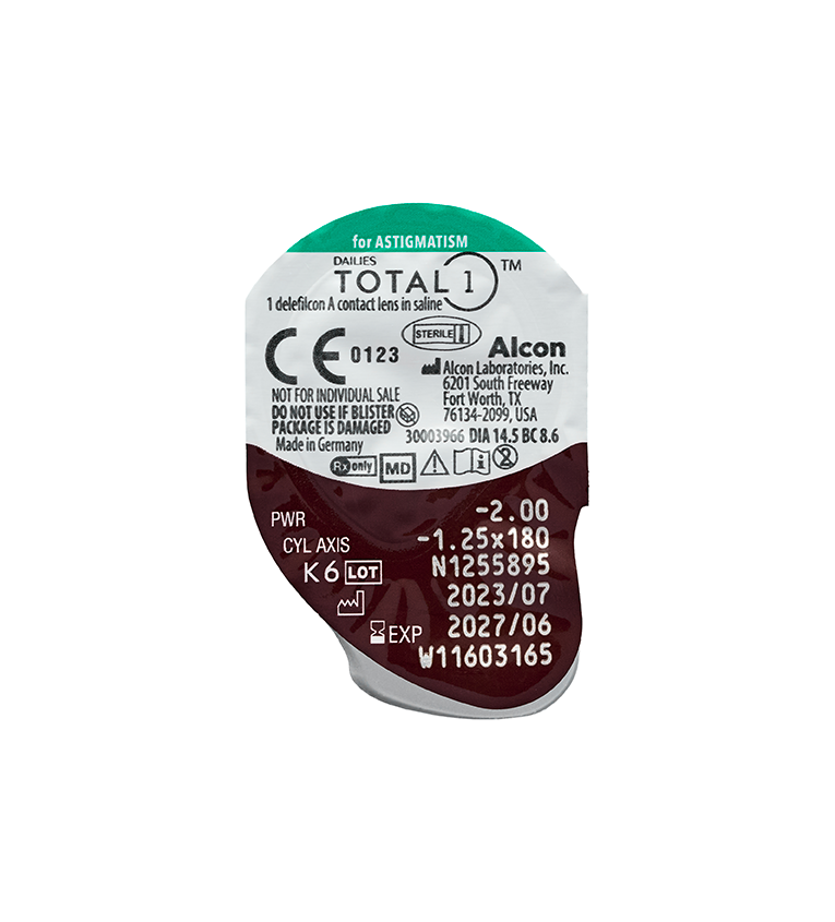 Dailies TOTAL1 for Astigmatism (30 lenti)