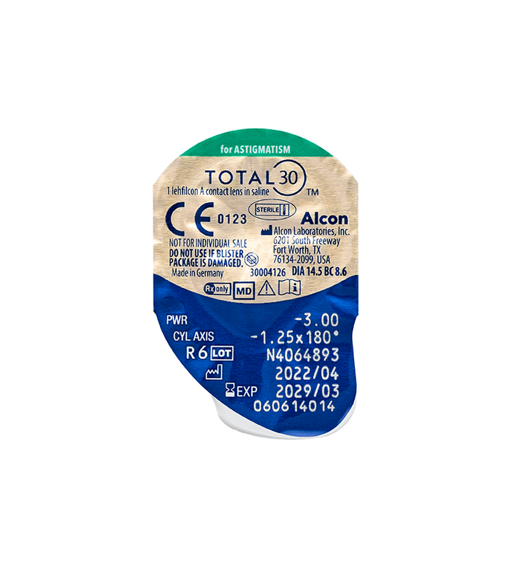 TOTAL30 for Astigmatism (3 lenti)