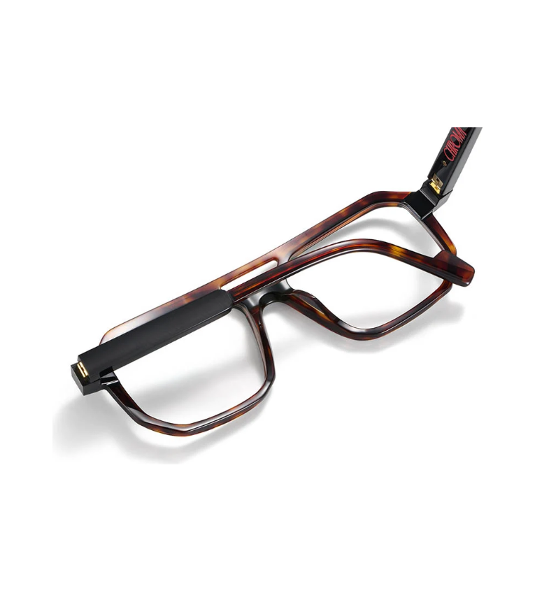 Etnia Barcelona Chroma N41 HV occhiale da vista uomo squadrato in acetato tartarugato - vista retro