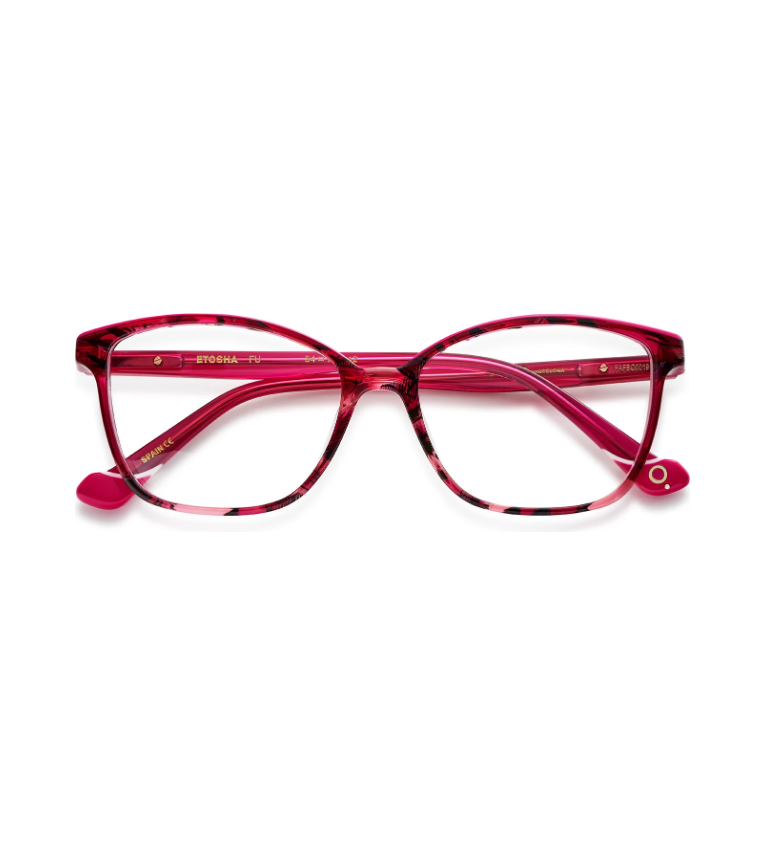 Etnia Barcelona Etosha FU occhiale da vista donna cat-eye in acetato fucsia - vista frontale