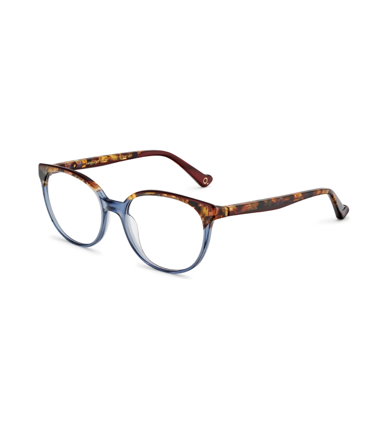 Etnia Barcelona Hannah Bay BLBX occhiale da vista donna phantos in acetato havana blu e bordeaux - vista 3/4