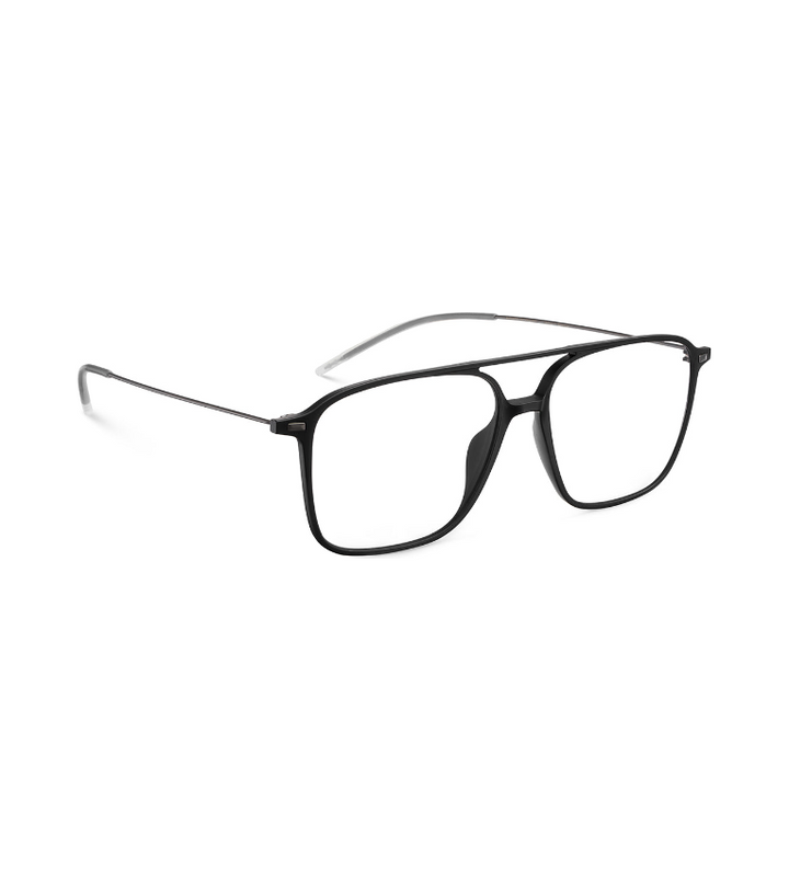 Lool Fipple BKGM occhiale da vista unisex squadrato nero e grigio - vista 3/4