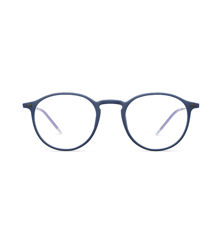Lool Hangar II DBBL occhiale da vista unisex rotondo blu - vista frontale