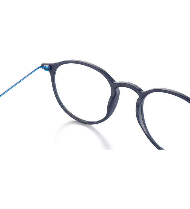 Lool Hangar II DBBL occhiale da vista unisex rotondo blu - dettaglio