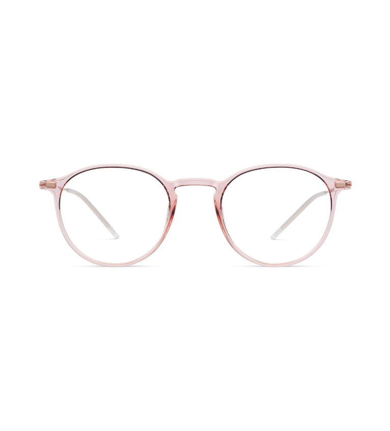 Lool Hangar II PKPG occhiale da vista unisex rotondo rosa e oro - vista frontale