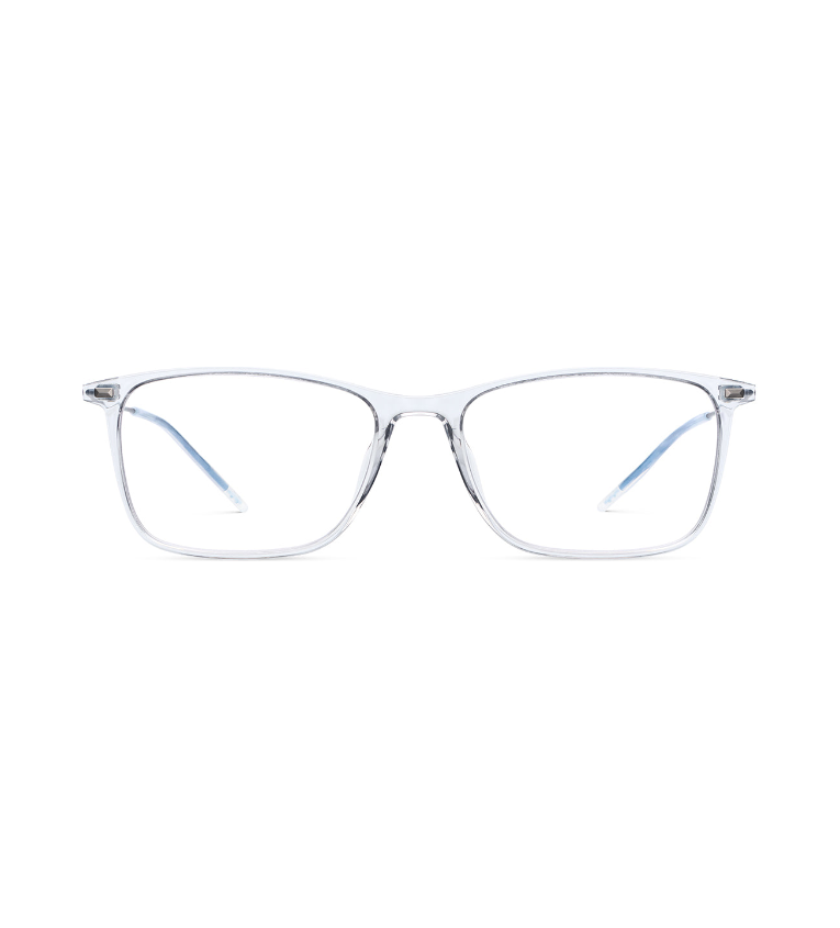 Lool Hemmer CLDB occhiale da vista uomo rettangolare trasparente e blu - vista frontale