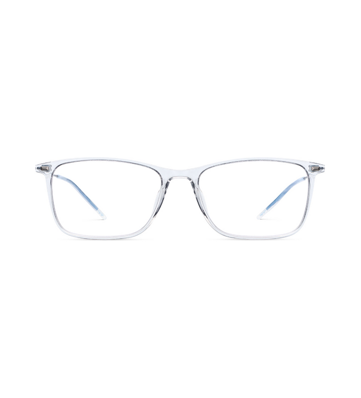 Lool Hemmer CLDB occhiale da vista uomo rettangolare trasparente e blu - vista frontale