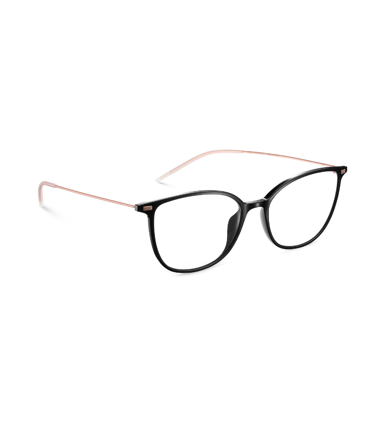 Lool Ladder BKPG occhiale da vista donna cat-eye nero e oro - vista 3/4