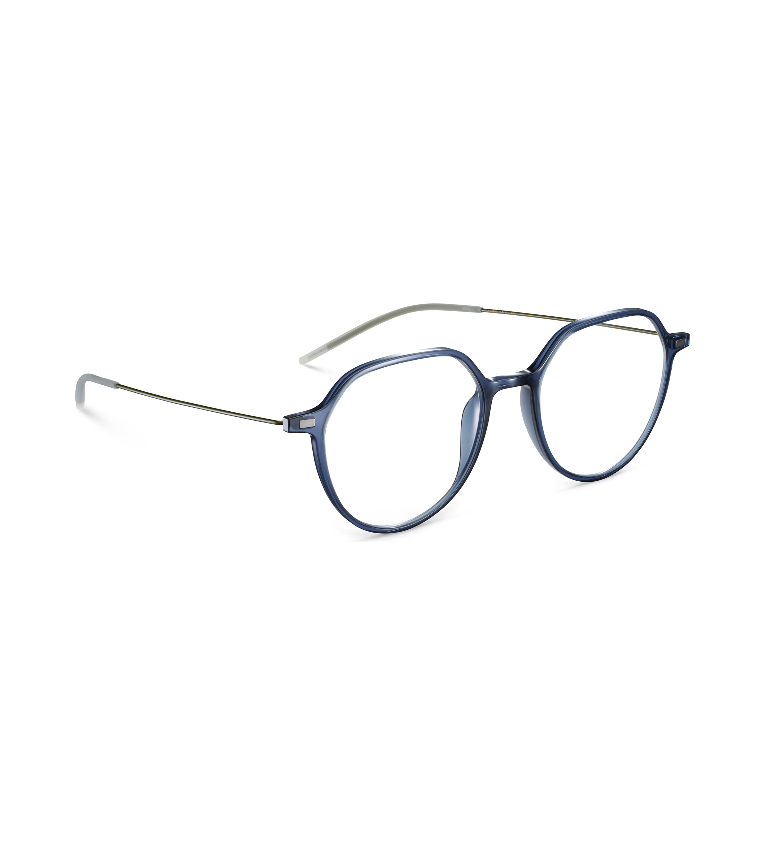 Lool Node GYGR occhiale da vista unisex rotondo grigio e verde - vista 3/4