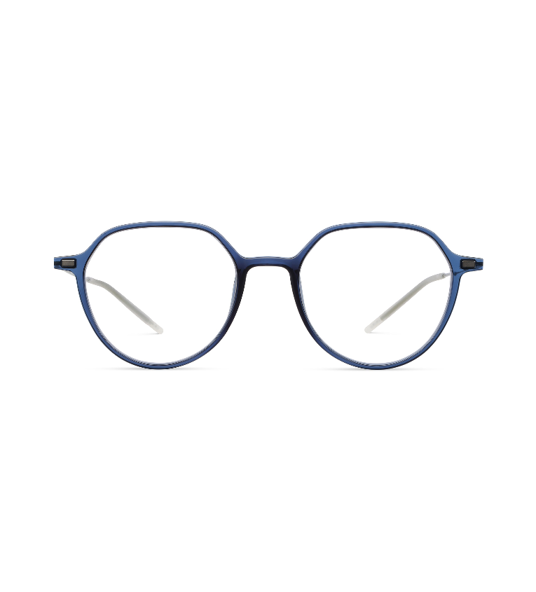 Lool Node GYGR occhiale da vista unisex rotondo grigio e verde - vista frontale