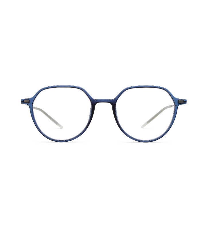 Lool Node GYGR occhiale da vista unisex rotondo grigio e verde - vista frontale