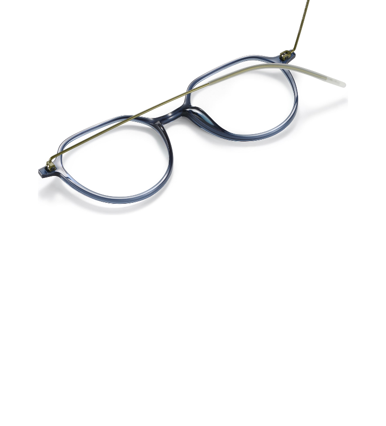 Lool Node GYGR occhiale da vista unisex rotondo grigio e verde - dettaglio