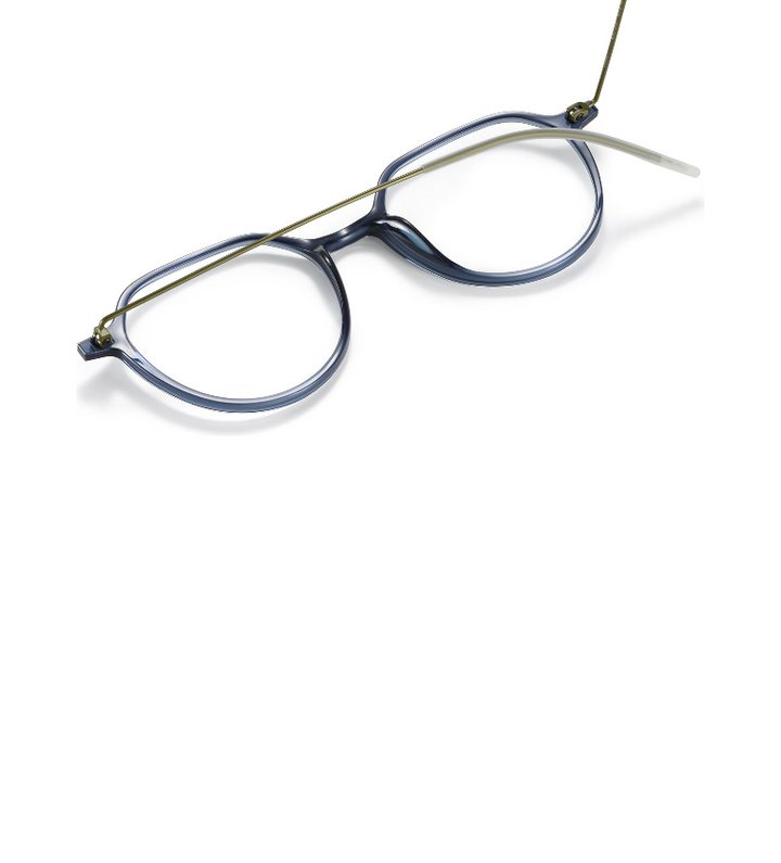 Lool Node GYGR occhiale da vista unisex rotondo grigio e verde - dettaglio