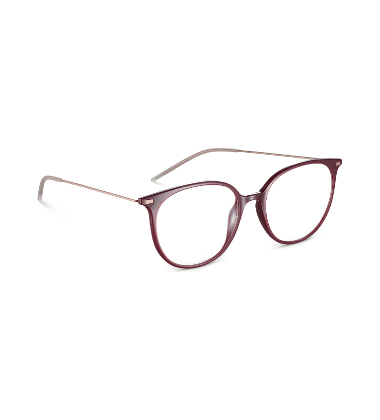 Lool Quoin II BXPG occhiale da vista donna panto bordeaux e oro - vista 3/4