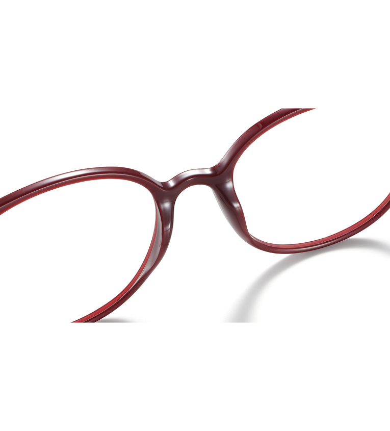 Lool Quoin II BXPG occhiale da vista donna panto bordeaux e oro - dettaglio