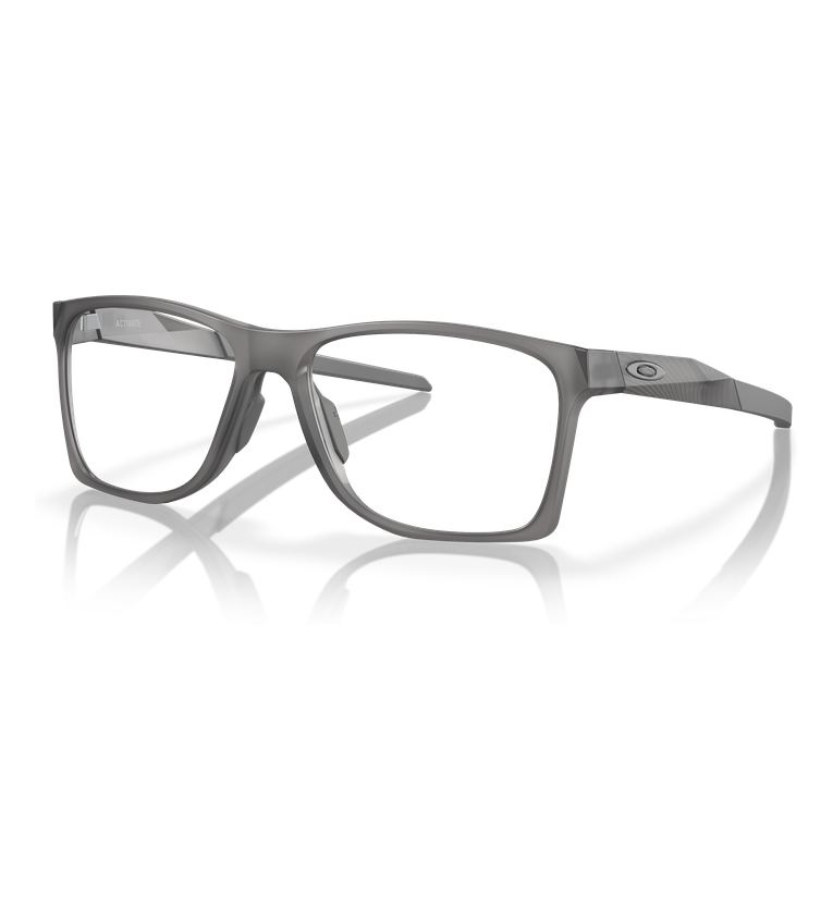 Oakley Activate OX8173 Grigio Fumo Satinato - vista angolata