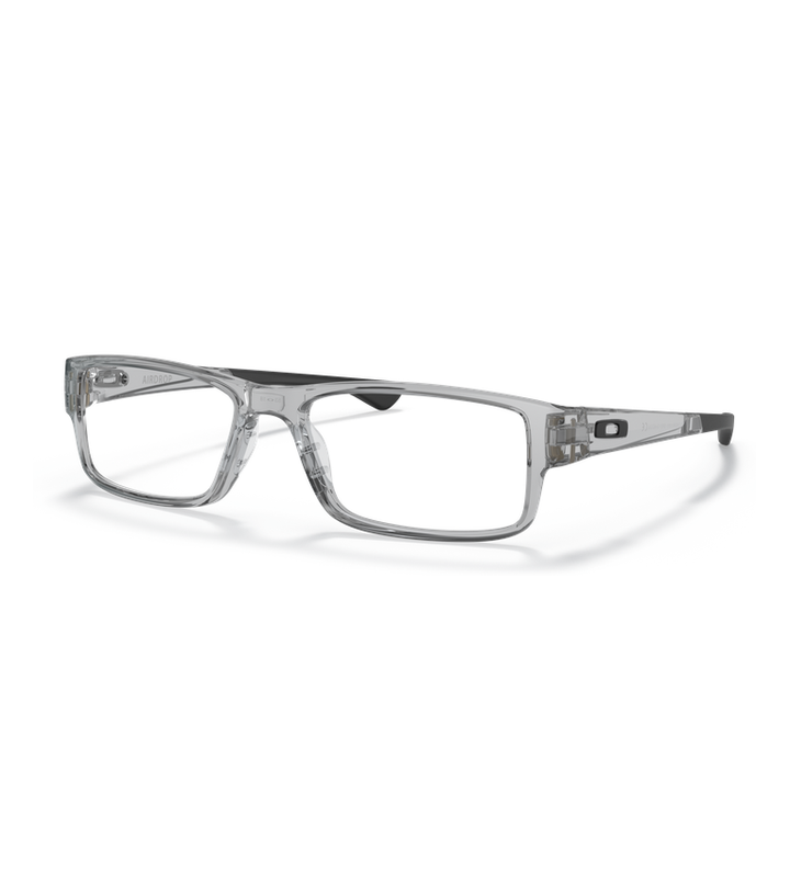 Oakley Airdrop OX8046 Grigio Trasparente - vista angolata