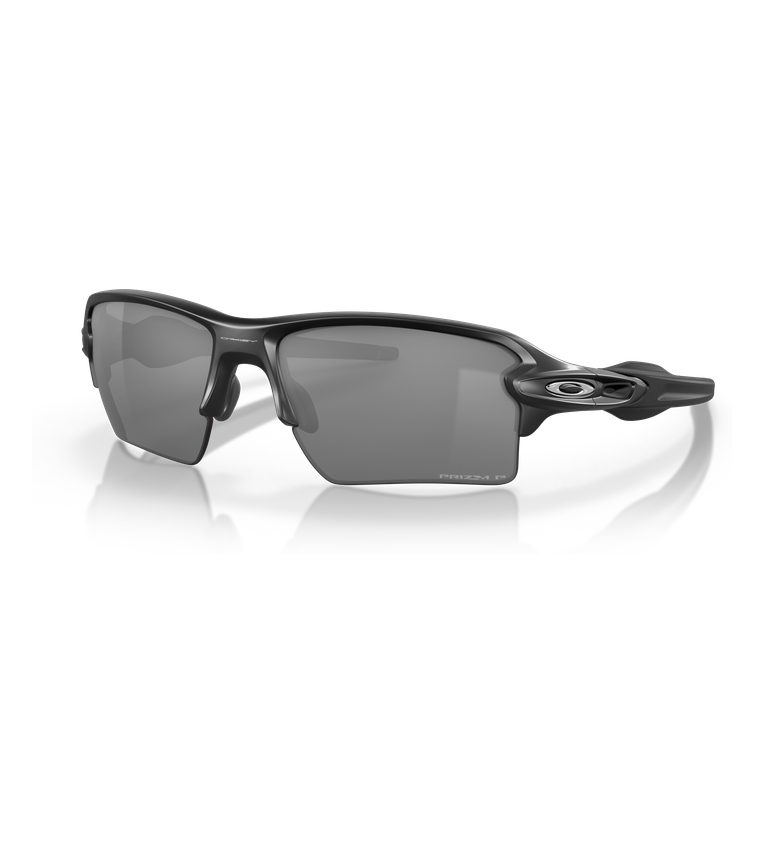 Oakley Flak 2.0 Xl OO9188 Nero Opaco / Prizm Black Polarized - vista angolata