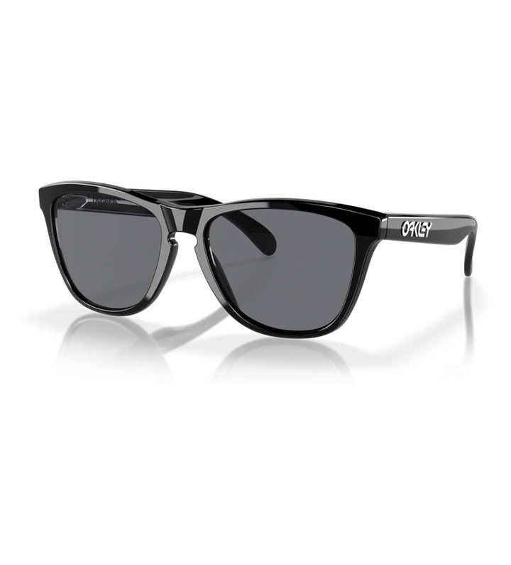 Oakley Frogskins OO9013 Nero Lucido / Grey - vista angolata