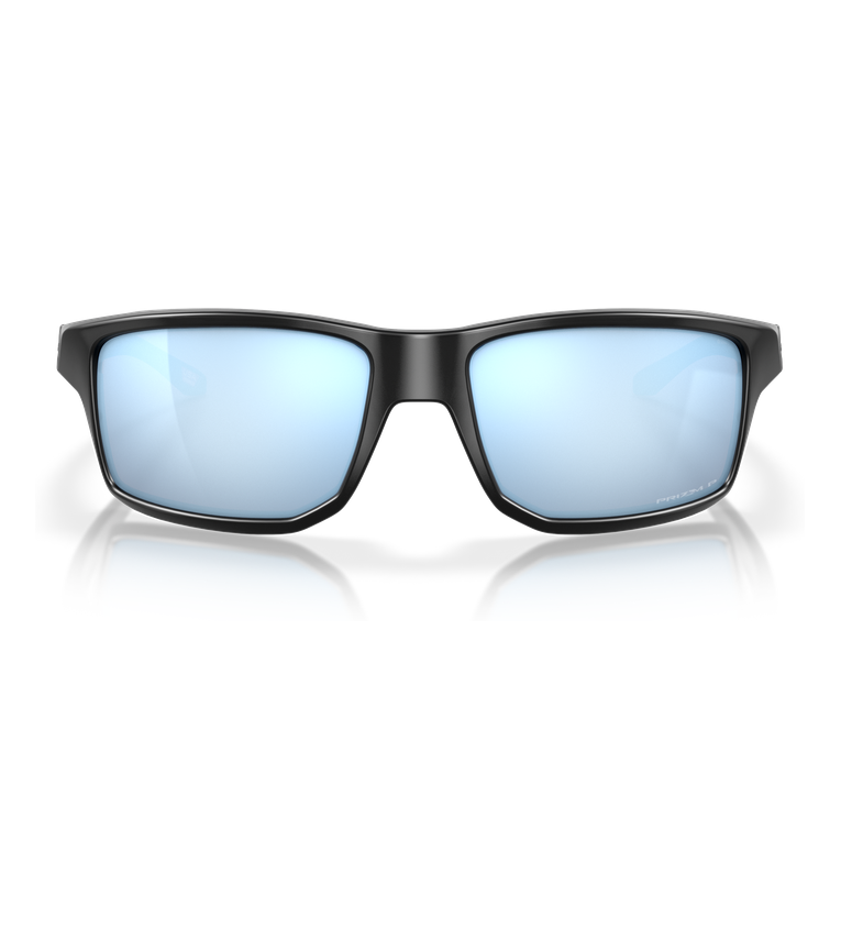 Oakley Gibston OO9449 Nero Opaco // Prizm Deep Water Polarizzata - vista frontale