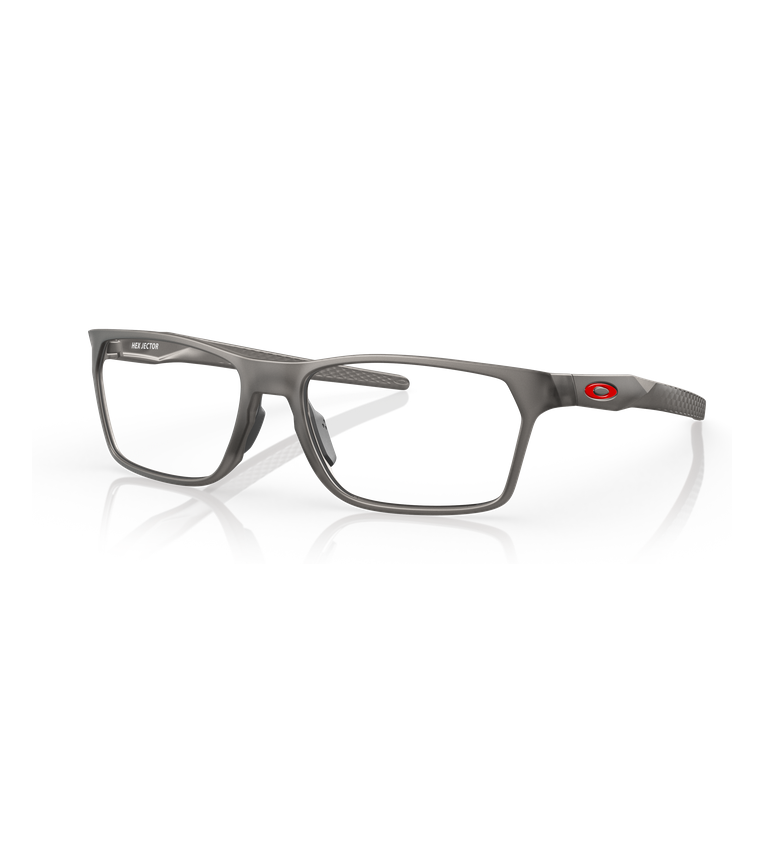 Oakley Hex Jector OX8032 Grigio Fumo Satinato - vista angolata