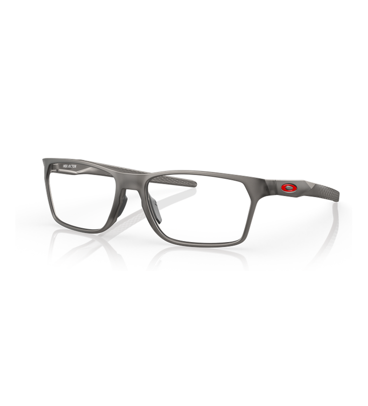 Oakley Hex Jector OX8032 Grigio Fumo Satinato - vista angolata