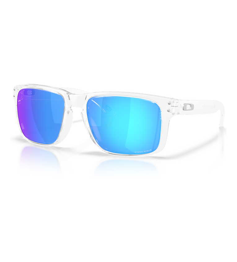 Oakley Holbrook OO9102 Trasparente / Prizm Sapphire - vista angolata