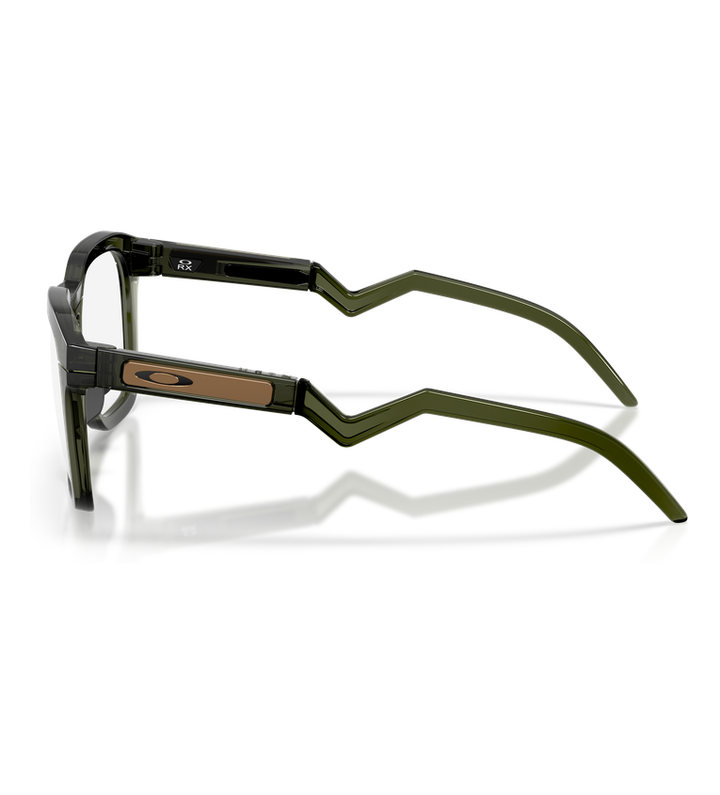 Oakley Hstn Sq Rx OX8208 Verde Oliva Ink - vista laterale