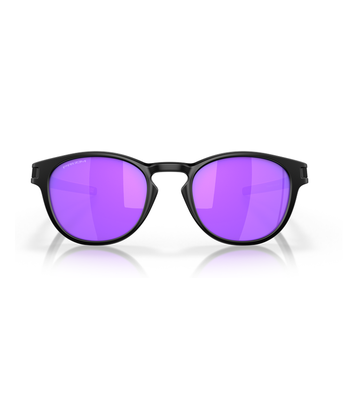 Oakley Latch OO9265 Nero Opaco / Prizm Violet - vista frontale