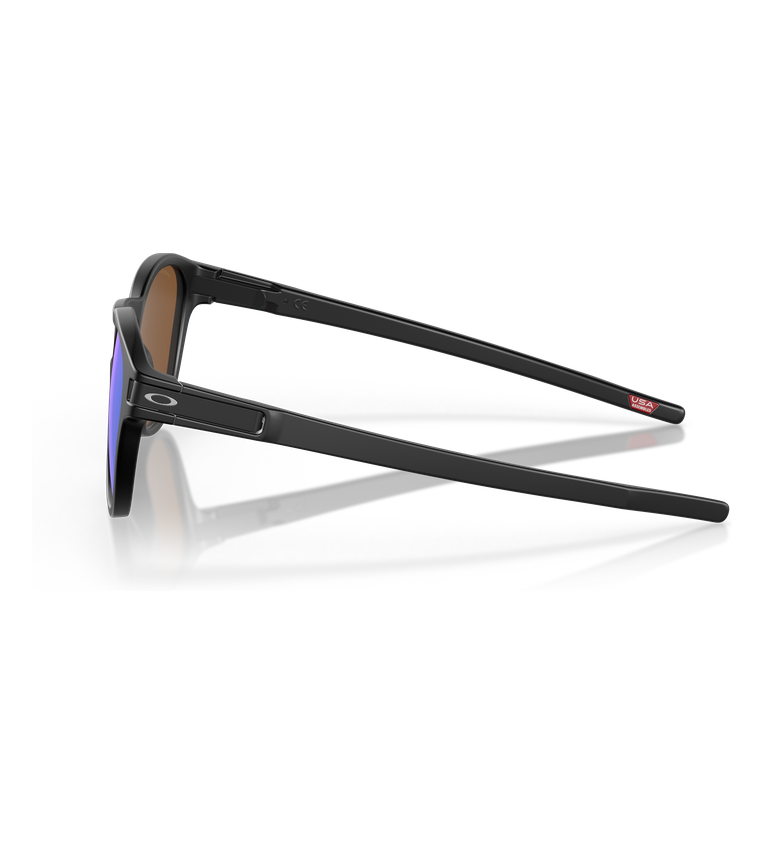 Oakley Latch OO9265 Nero Opaco / Prizm Violet - vista laterale