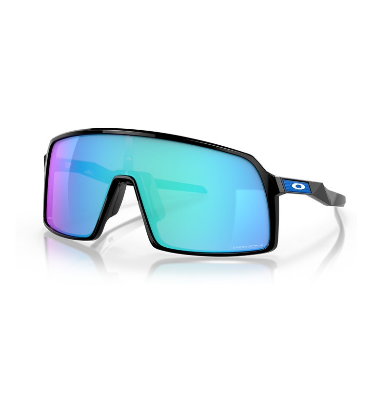 Oakley Sutro OO9406 Nero Lucido / Prizm Sapphire - vista angolata