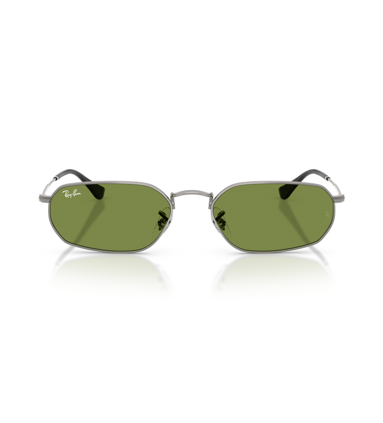 Ray-Ban Arista RB3947 occhiali da sole canna di fucile con lenti verde chiaro - vista frontale