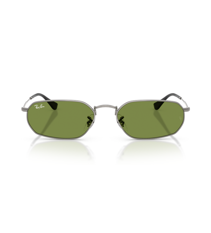 Ray-Ban Arista RB3947 occhiali da sole canna di fucile con lenti verde chiaro - vista frontale